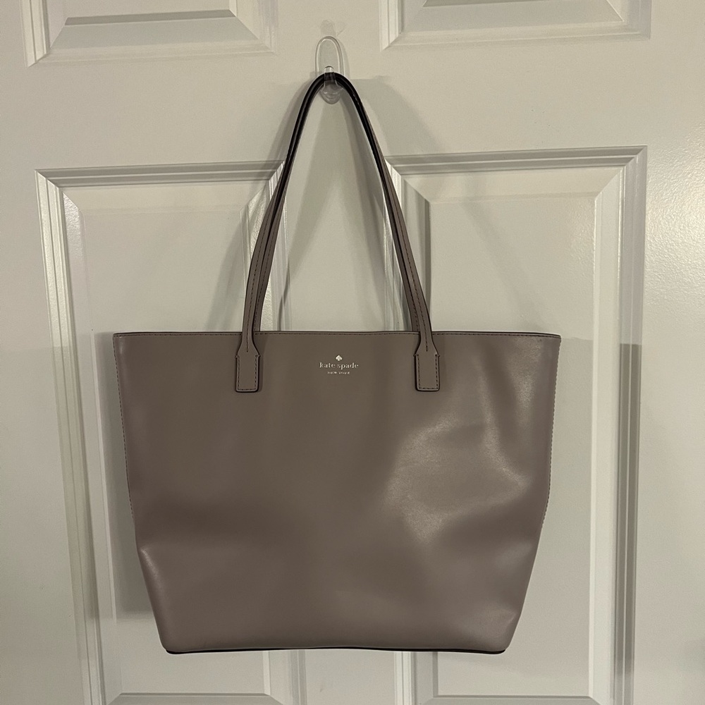 Gray Kate Spade purse